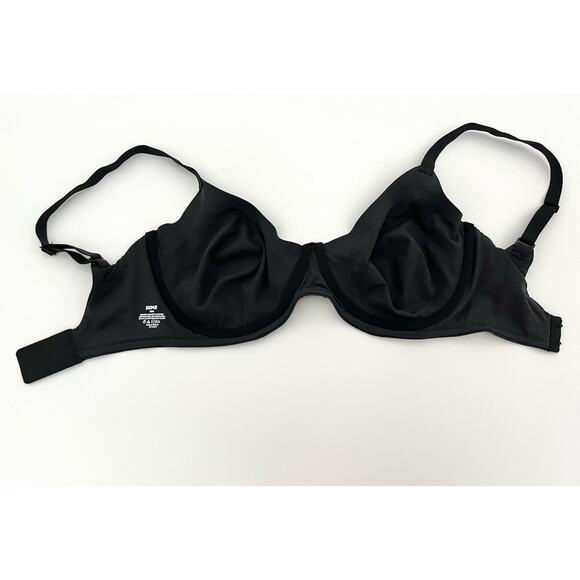 SKIMS Fits Everybody Size 32DDDD Unlined Demi Bra Onyx Black NWOT - Picture 2 of 8
